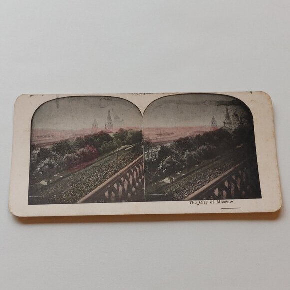 Antique Stereograph Card City of Moscow, Russia - Picture 1 of 3